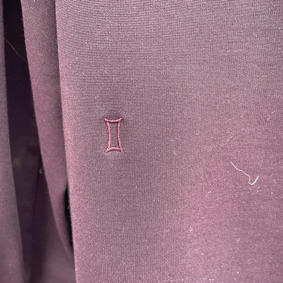 Kit and Ace Collarless Stretch Jacket, Burgundy, Small - Picture 12 of 14